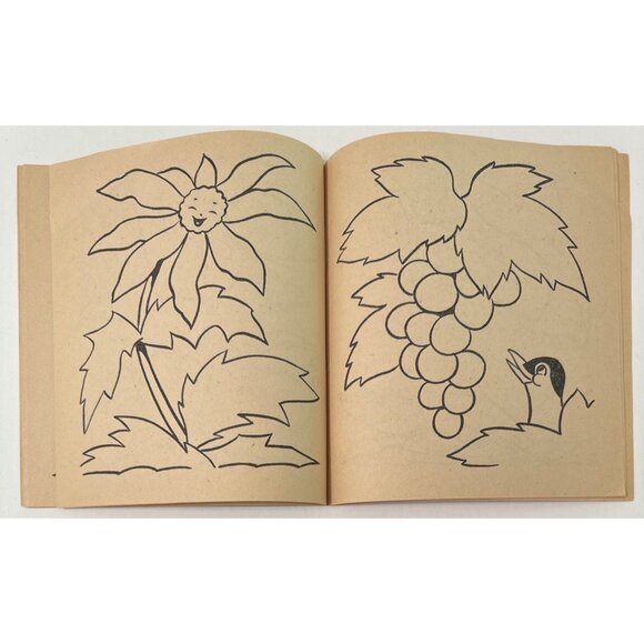 Vtg 1958 First Coloring Book Clarence Biers Whitman Publishing Children Activity - Picture 11 of 16